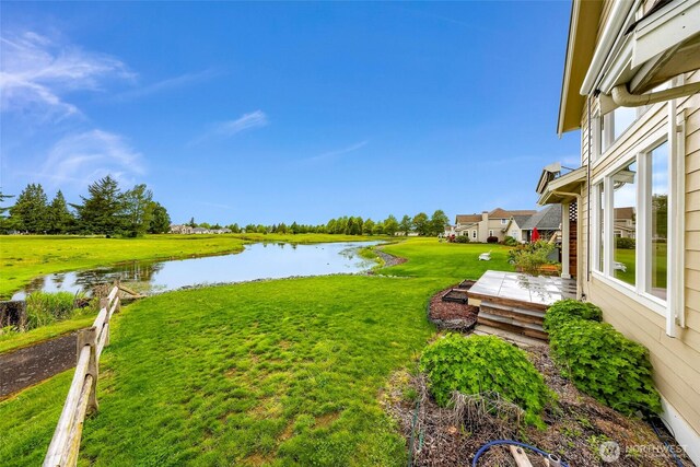 549 E Maberry Dr, Lynden, WA 98264 - view of green lawn featuring a water view