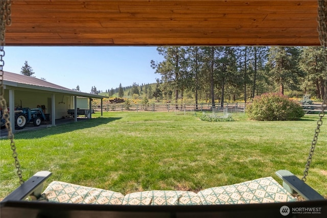 view of yard