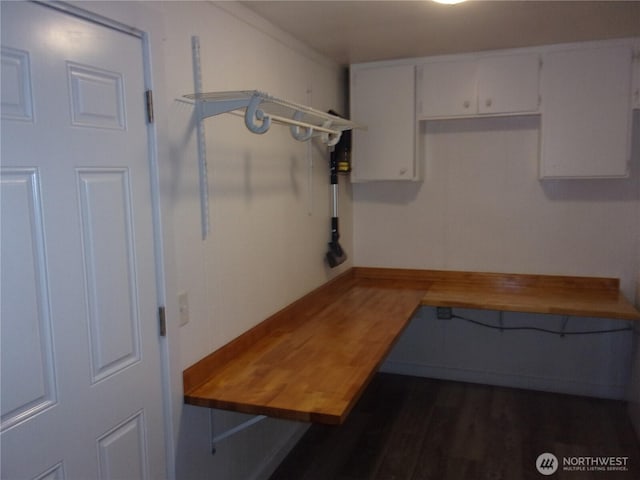 washroom with wood finished floors