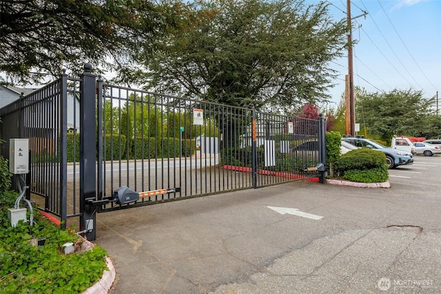 gate with fence