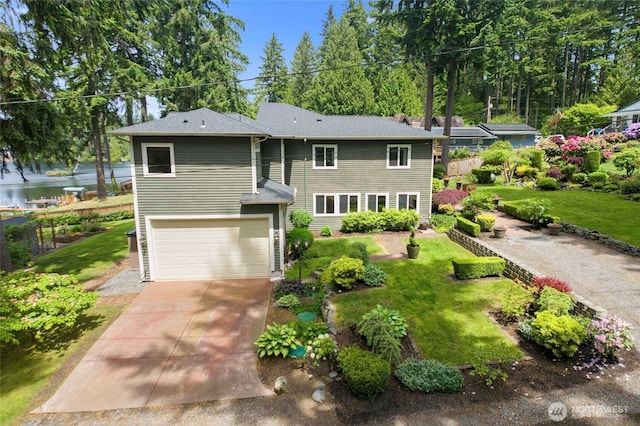 35449 34th Ave S, Auburn, WA 98001 - view of front of property with an attached garage, a front yard, and driveway