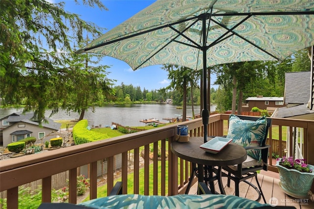 35449 34th Ave S, Auburn, WA 98001 - deck with a water view