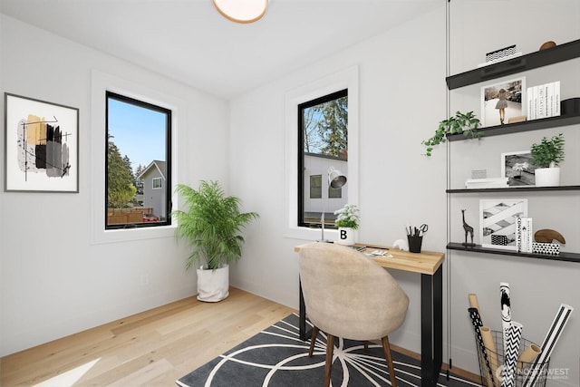 1831 4th St Unit A, Kirkland, WA 98033 - home office featuring wood finished floors and baseboards