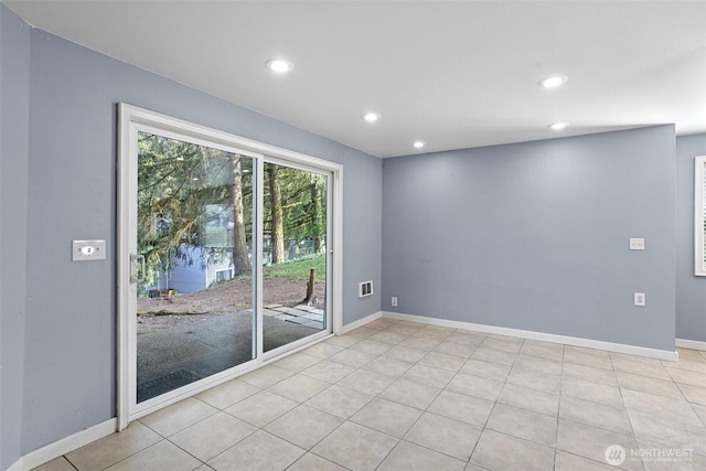 1526 192nd St SE Unit P4, Bothell, WA 98012 - unfurnished room featuring recessed lighting, baseboards, and light tile patterned floors