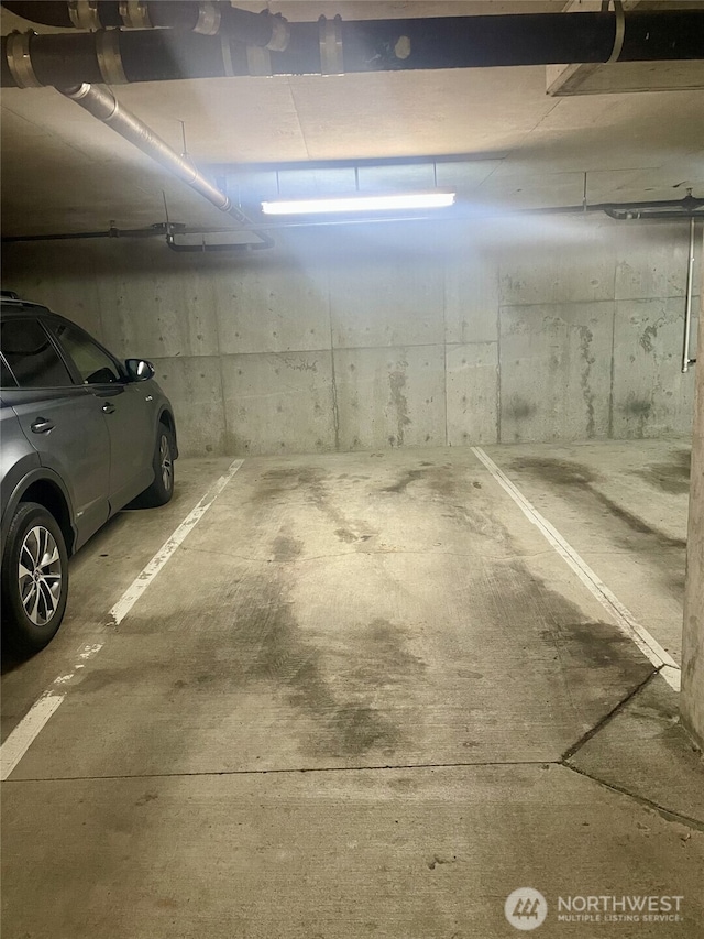 view of parking deck