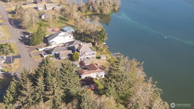 712 Mt Olympus Ave SE, Ocean Shores, WA 98569 - aerial overview of property's location with a nearby body of water and nearby suburban area