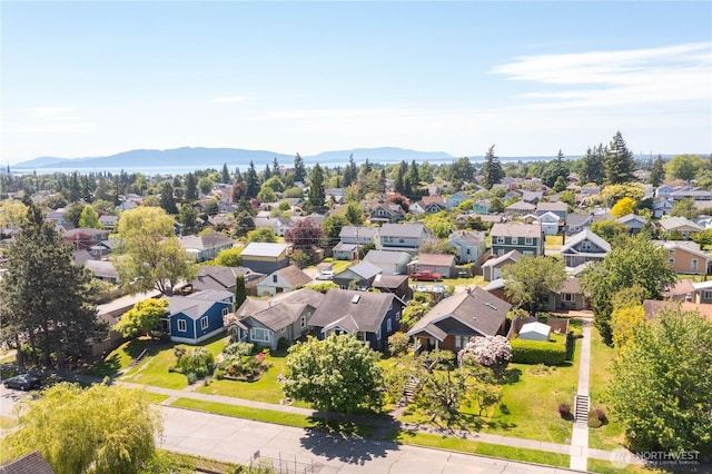 2721 Iron St, Bellingham, WA 98225 - aerial view of residential area with a mountainous background