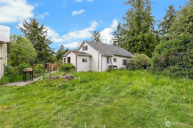 view of rear view of house