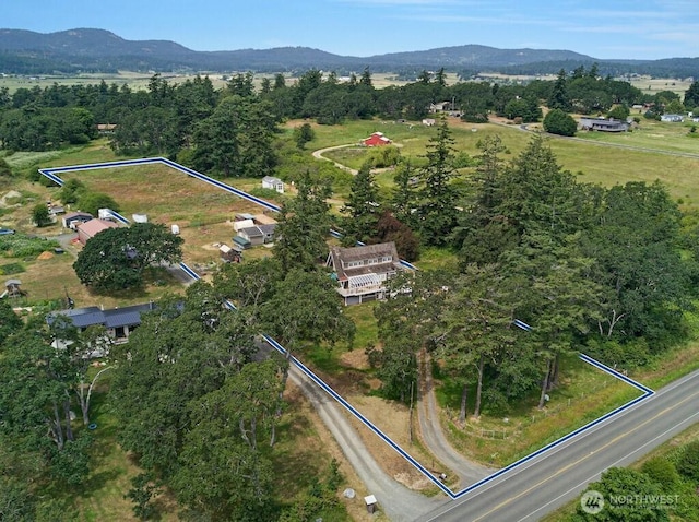 1632 Cattle Point Rd, Friday Harbor, WA 98250 - view of property location with mountains