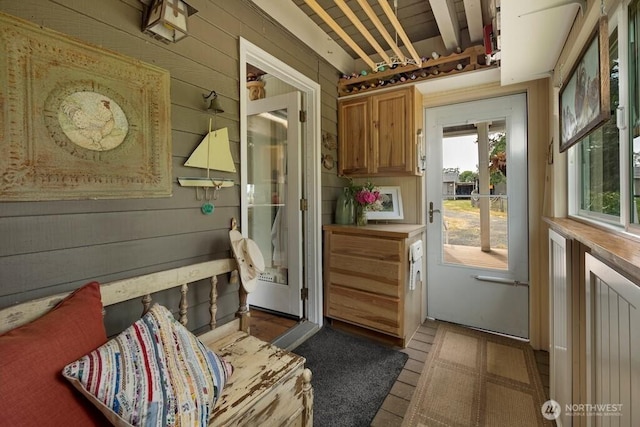1632 Cattle Point Rd, Friday Harbor, WA 98250 - doorway featuring wood walls