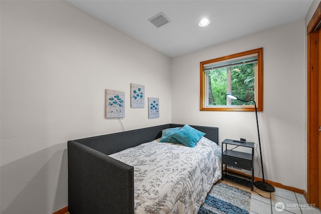 436 E Pointes Dr E, Shelton, WA 98584 - bedroom featuring baseboards, recessed lighting, and light tile patterned floors