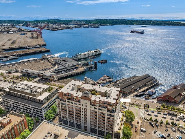 1009 Western Ave Unit 1203, Seattle, WA 98104 - drone / aerial view of a nearby body of water