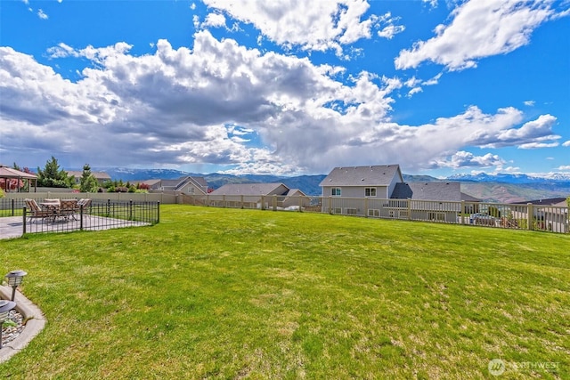 2541 Fancher Heights Blvd, East Wenatchee, WA 98802 - view of yard with a patio area and a residential view