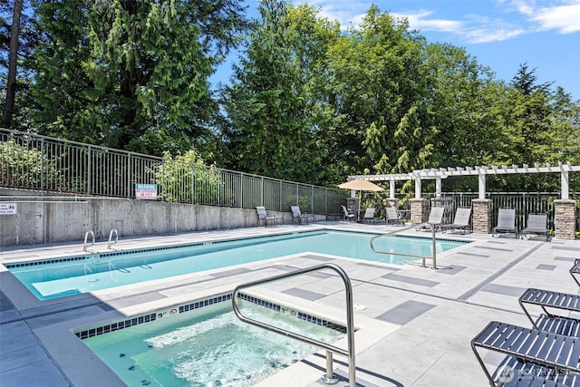 3908 243rd Pl SE Unit Q-203, Bothell, WA 98021 - community pool with a community hot tub and a patio area