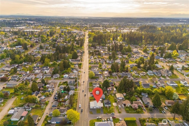 7052 S I St, Tacoma, WA 98408 - aerial view at dusk of a residential view