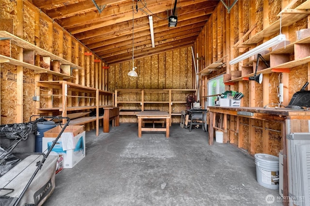 2129 H Ave, Anacortes, WA 98221 - garage with a workshop area