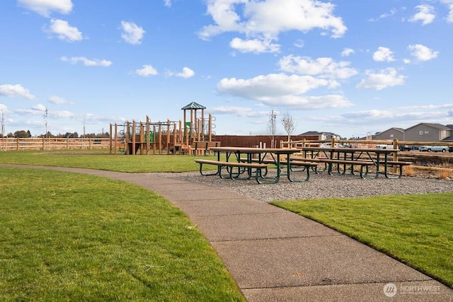 view of property's community