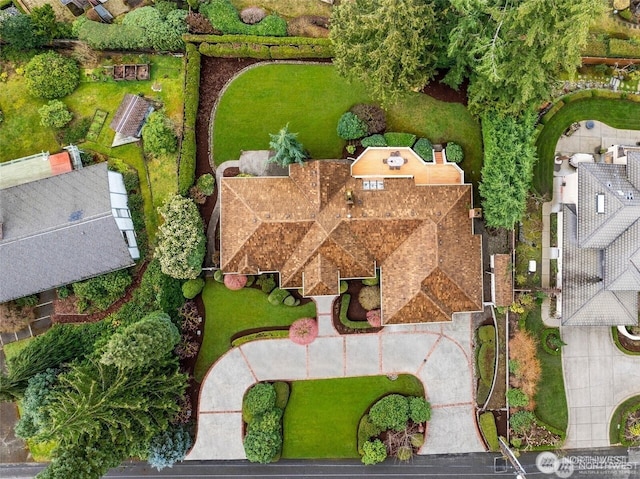 9416 NE 25th St, Clyde Hill, WA 98004 - bird's eye view