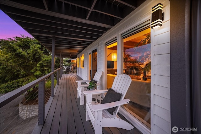 4950 N Lexington St, Tacoma, WA 98407 - view of wooden deck