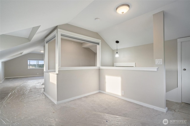 420 Renton Ave S, Renton, WA 98057 - bonus room with carpet, lofted ceiling, and baseboards