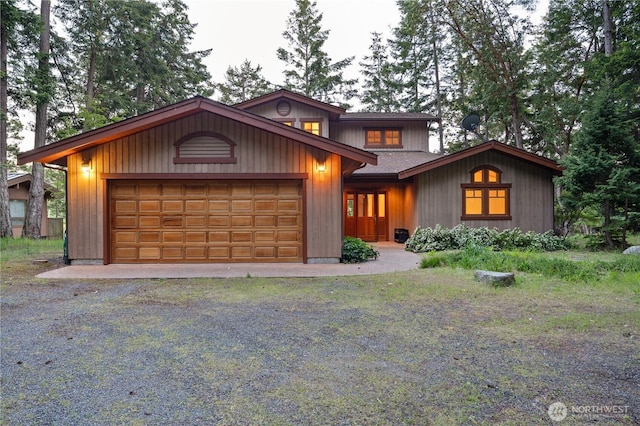 244 Davison Head Dr, Friday Harbor, WA 98250 - view of front of house featuring driveway and a garage