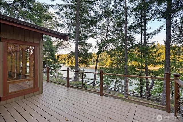 244 Davison Head Dr, Friday Harbor, WA 98250 - wooden deck with a water view