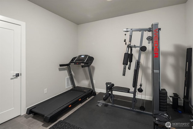 4012 129th Pl SE Unit 2, Bellevue, WA 98006 - exercise area featuring baseboards