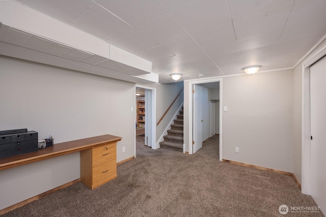 303 Patrick Rd, Ephrata, WA 98823 - unfurnished office with carpet flooring and baseboards