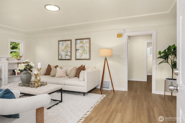 2223 NE 125th St, Seattle, WA 98125 - living area featuring wood finished floors and baseboards