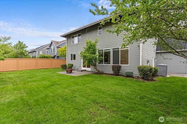 27546 254th Way SE, Maple Valley, WA 98038 - back of property with cooling unit, a patio area, and a fire pit