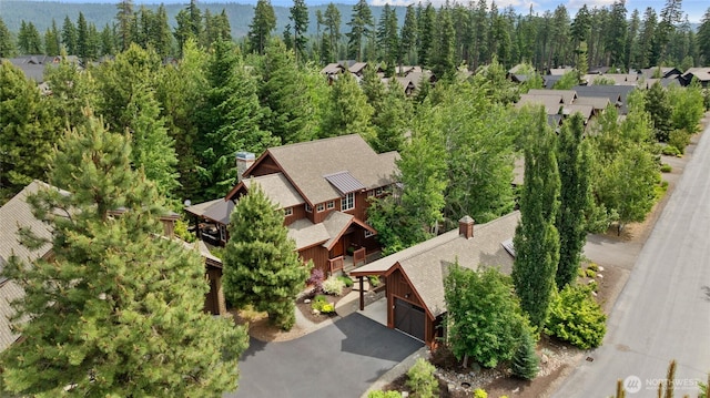 221 Cake Box Ln, Cle Elum, WA 98922 - aerial perspective of suburban area featuring a heavily wooded area