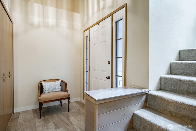 1117 W Racine St, Bellingham, WA 98229 - entryway with stairway and baseboards