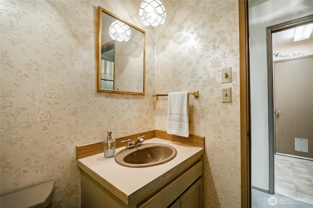 1117 W Racine St, Bellingham, WA 98229 - bathroom with toilet and vanity