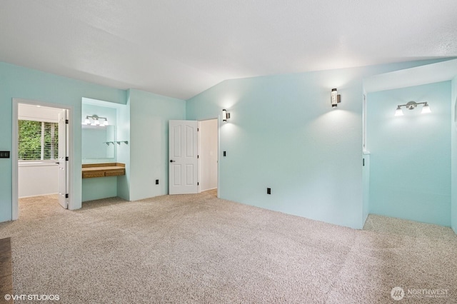22434 SE Auburn-Black Diamond Rd, Black Diamond, WA 98010 - unfurnished bedroom with carpet floors and vaulted ceiling