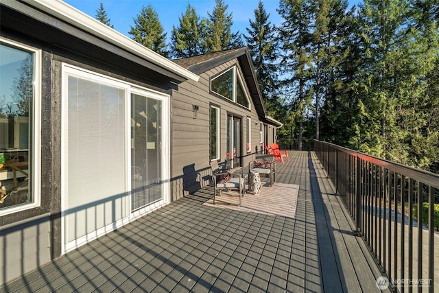 9371 Willamette Meridian Rd NW, Silverdale, WA 98383 - view of wooden deck