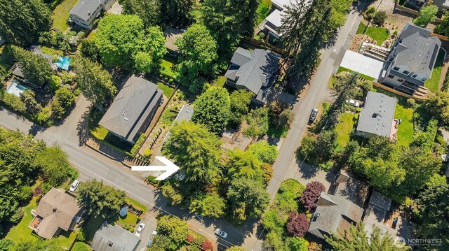 806 101st Ave SE, Bellevue, WA 98004 - aerial view of residential area