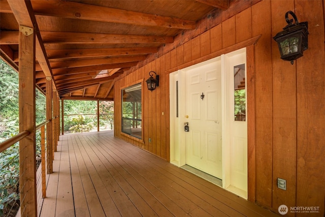 377 Stellar Ridge Ln, Sequim, WA 98382 - deck featuring covered porch