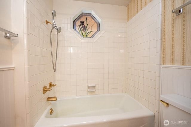 377 Stellar Ridge Ln, Sequim, WA 98382 - full bathroom with tub / shower combination and toilet