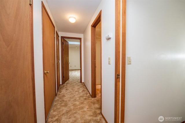 377 Stellar Ridge Ln, Sequim, WA 98382 - corridor featuring light carpet