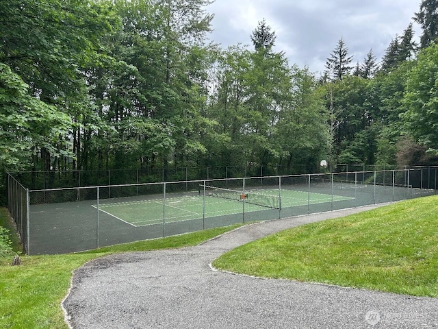 11725 NE 145th St, Kirkland, WA 98034 - view of tennis court featuring fence