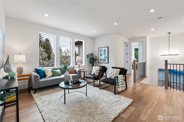 8232 21st Ave NE, Seattle, WA 98115 - living area with light wood finished floors and recessed lighting