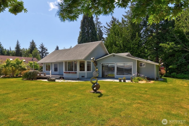 2847 Viewmont Pl, Camano Island, WA 98282 - back of house featuring a yard