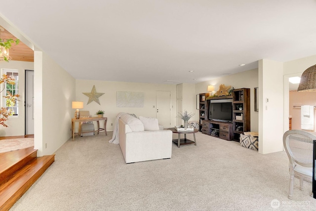 2847 Viewmont Pl, Camano Island, WA 98282 - view of carpeted living area