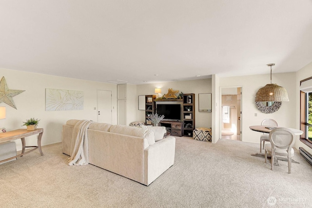 2847 Viewmont Pl, Camano Island, WA 98282 - view of carpeted living area