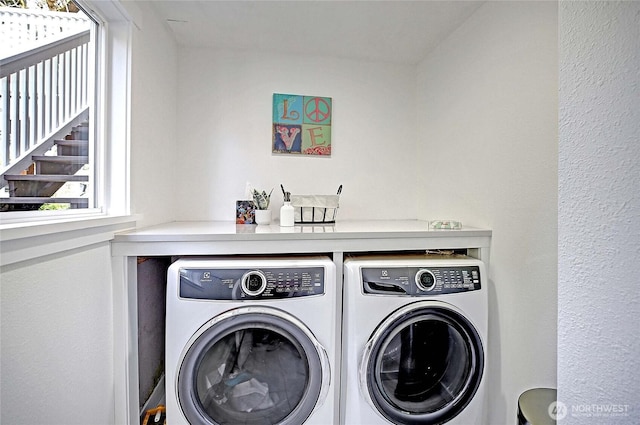 8612 NE 133rd St, Kirkland, WA 98034 - clothes washing area with washing machine and dryer