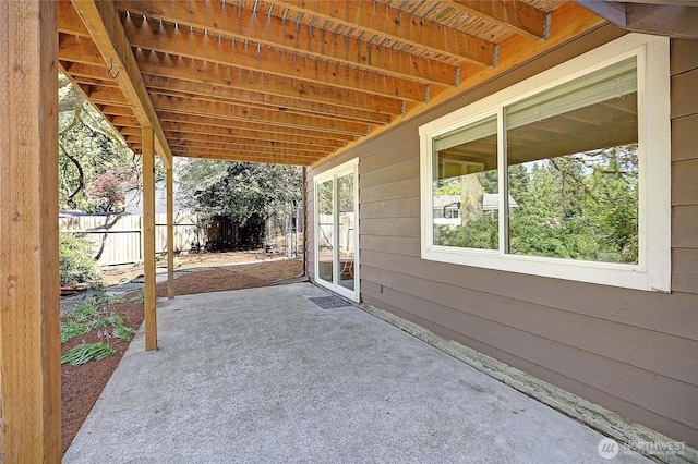 8612 NE 133rd St, Kirkland, WA 98034 - view of patio / terrace featuring fence