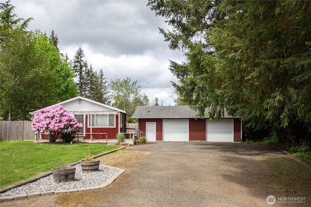 2622 Scotlac Ct SW, Olympia, WA 98512 - view of front of property with an outdoor structure and a garage