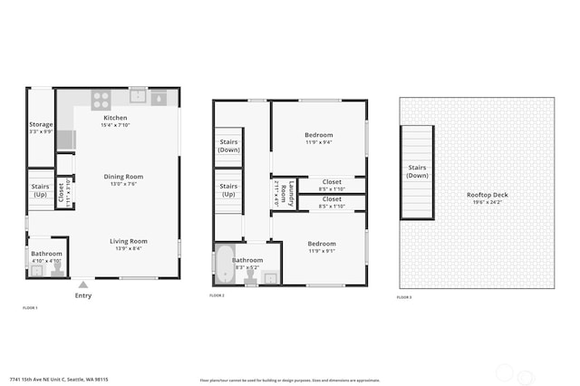 7741 15th Ave NE Unit B, Seattle, WA 98115 - property floor plan