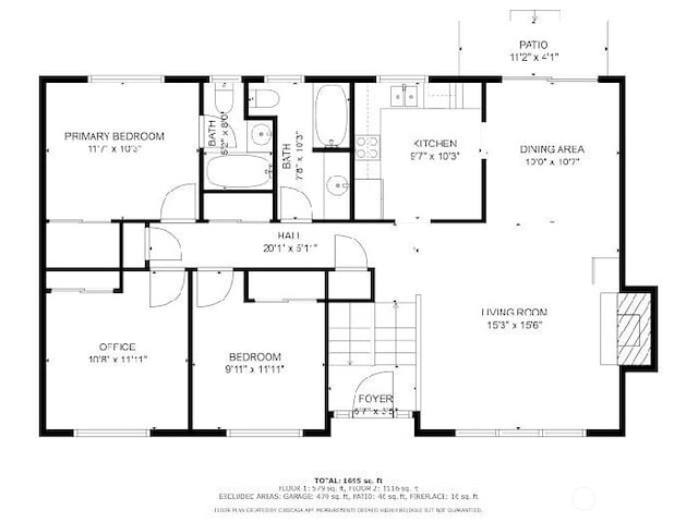 12416 SE 210th St, Kent, WA 98031 - floor plan / room layout