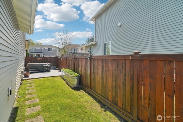 5377 Timber Ridge Dr, Mount Vernon, WA 98273 - view of yard with a patio and a residential view